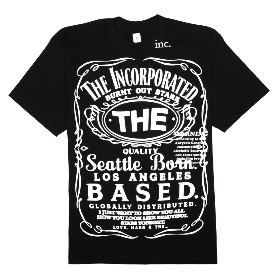 THE INCORPORATED THE BOTTLE T-SHIRT (BLACK)