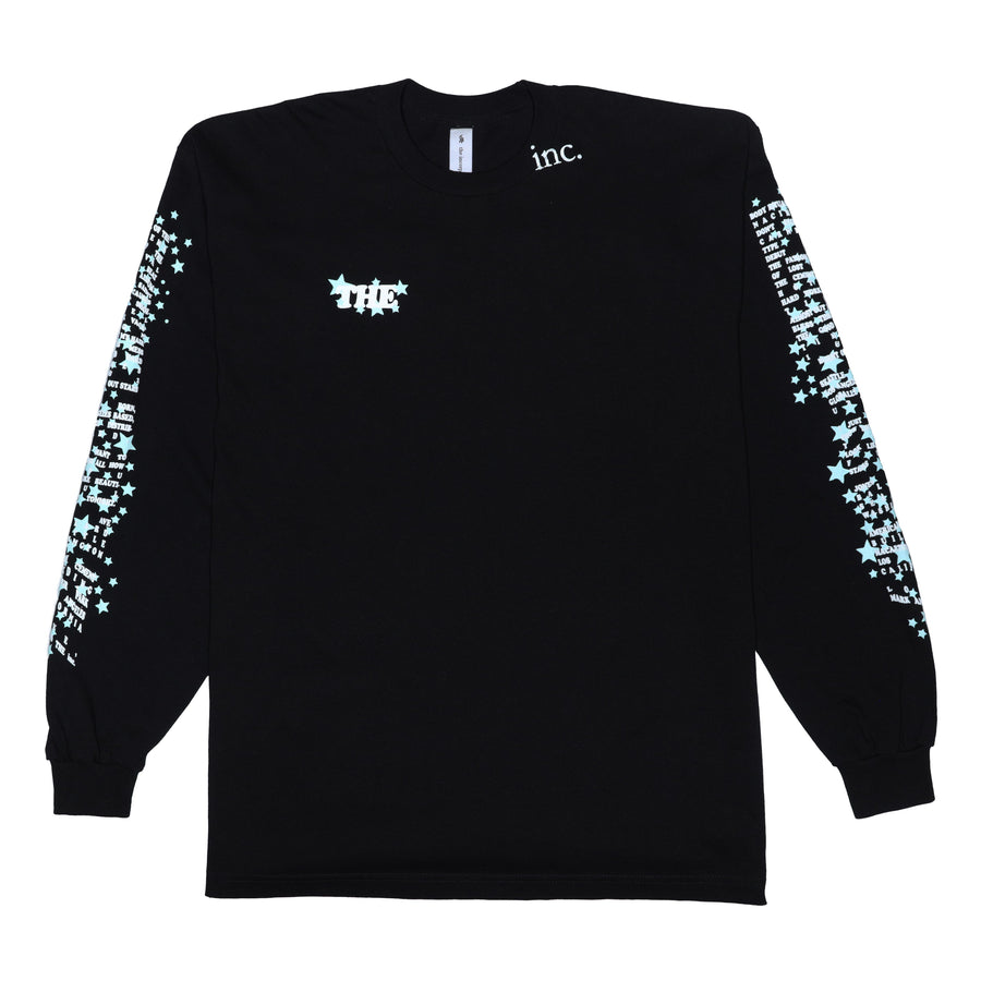 THE INCORPORATED THE STAR LOGO LS T-SHIRT (BLACK)
